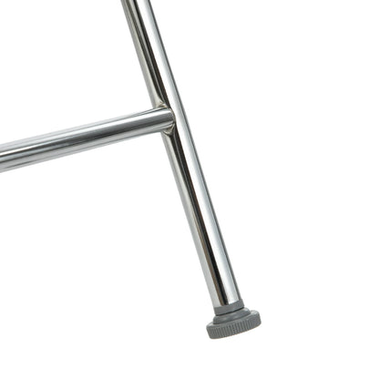 3-Shelf Over-the-Toilet Steel Storage Rack, Chrome Finish