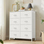 Chest of Dressers with 8 Fabric Drawers, Drawer Cabinet, Organization Furniture for Kitchen, Office, Hallway, White-1